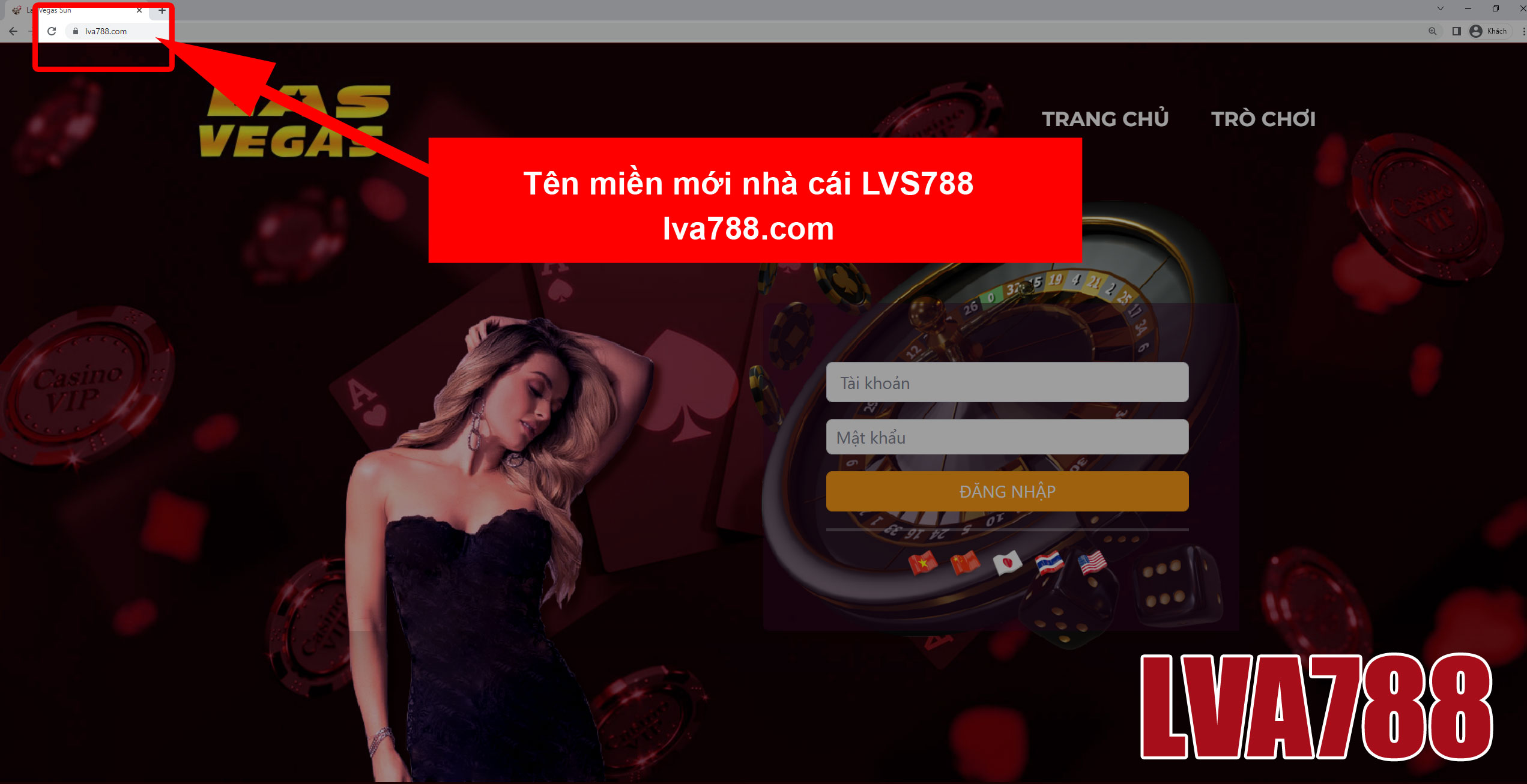 LVA788.com - Tên miền mới nhà cái LVS788